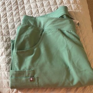 Light green scrub pant